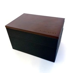 Stackers Mini Black Jewelry Box Layers and Lid (7" x 5")